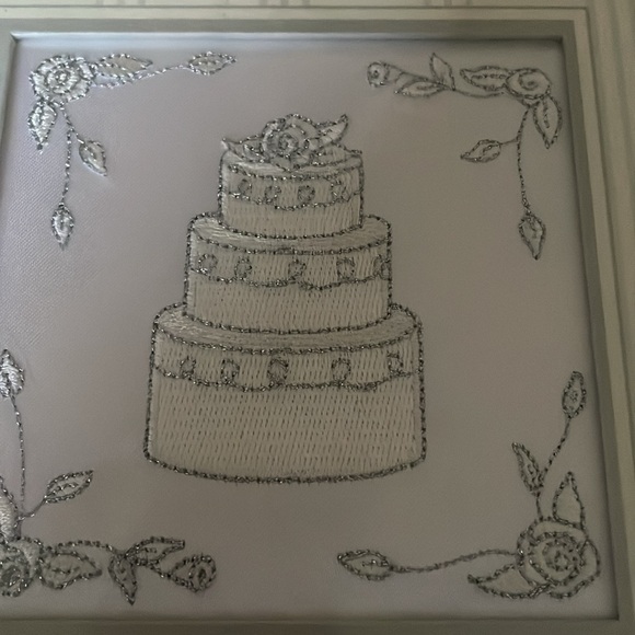 Vintage 2004 Havoc Wedding Memory Record Book-Embroidered Wedding Cake on Front - Picture 5 of 7